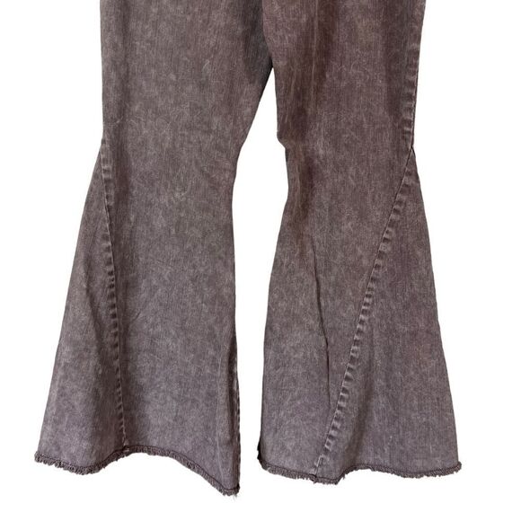VERSONA Modern Flare Brown Wash Boho Western Jeans - Picture 12 of 13